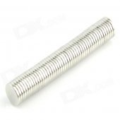 10050078W Round NdFeB magnets - Silver (50 PCS)