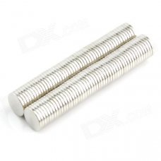 10050077W Round NdFeB Magnets - Silver (100 PCS) 10050077W Round NdFeB Magnets - Silver (100 PCS)