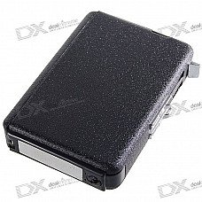 2-in-1 Cigarette Case with Butane Jet Torch Lighter (Holds 10 Cigarettes)