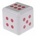 Plastic Dice Style Rotary Top Ashtray - Silver + Red + White Plastic Dice Style Rotary Top Ashtray - Silver + Red + White