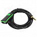 3.5mm Male to 3.5mm Female Audio Adapter Cable w/ Microphone - Black + Green 3.5mm Male to 3.5mm Female Audio Adapter Cable w/ Microphone - Black + Green
