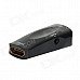 E-129 HDMI Female to VGA Female and Audio Adapter w/ 3.5mm Port - Black E-129 HDMI Female to VGA Female and Audio Adapter w/ 3.5mm Port - Black
