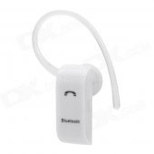 01 Universal Mini Bluetooth V2.1 + EDR Earbud Headset w/ Microphone for Cellphone - White