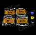 Strings & Plectrum Set for Ukulele - White + Blue + Yellow + Black Strings & Plectrum Set for Ukulele - White + Blue + Yellow + Black