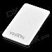 VESKYS V08 Ultra-thin Portable GPS / GPRS / GSM 4-CH Locating Tracker - White + Silver VESKYS V08 Ultra-thin Portable GPS / GPRS / GSM 4-CH Locating Tracker - White + Silver