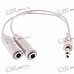 3.5mm Male to Dual Female Audio Split Y-Cable (20CM-Length) 3.5mm Male to Dual Female Audio Split Y-Cable (20CM-Length)