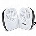 JiaHui 5W Portable USB Speaker - Black + White (2 PCS) JiaHui 5W Portable USB Speaker - Black + White (2 PCS)