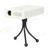 LZ-H100 Android 4.1 DLP Mini Projector w/ 4GB + Bluetooth + AV IN + HDMI + TF Card Slot - White
