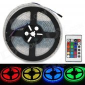 ZX-Y Waterproof 72W 4000lm 300-5050 SMD LED RGB Light Flexible Lamp Strip w/ Remote Control (5m)
