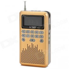 See Me Here LV290 1.8" LCD Digital Speaker w/ FM Radio / TF Slot / Mini USB - Silver + Champagne See Me Here LV290 1.8" LCD Digital Speaker w/ FM Radio / TF Slot / Mini USB - Silver + Champagne