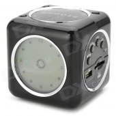 SAYIN SY-320 Multifunction MP3 Player w/ FM + USB + SD Card Slot + Digital Color - Black + Silver