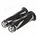 QC-H-299 Replacement Motorcycle Aluminum Alloy Mechanical Cutting Handle Grips - Black + Grey (Pair) QC-H-299 Replacement Motorcycle Aluminum Alloy Mechanical Cutting Handle Grips - Black + Grey (Pair)
