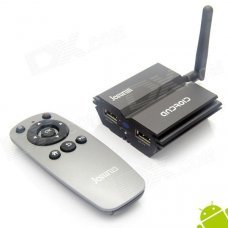 Jesurun Q7 Quad-Core Android 4.1.1 Google TV Player w/ 2GB RAM, 8GB ROM, IPTV - Black (EU Plug) Jesurun Q7 Quad-Core Android 4.1.1 Google TV Player w/ 2GB RAM, 8GB ROM, IPTV - Black (EU Plug)