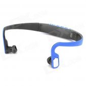Sports MP3 Player / Headphone w/ Mini USB / TF Card Slot - Blue + Grey
