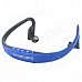 Sports MP3 Player / Headphone w/ Mini USB / TF Card Slot - Blue + Grey Sports MP3 Player / Headphone w/ Mini USB / TF Card Slot - Blue + Grey