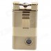 Stylish Windproof Aluminum Alloy Green Flame Butane Jet Lighter w/ Rhinestone - Golden Stylish Windproof Aluminum Alloy Green Flame Butane Jet Lighter w/ Rhinestone - Golden