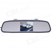 XY-2045 4.3" TFT Car Vehicle Rearview Mirror Monitor - Black