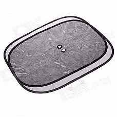 LONCANG Foldable Car Auto Side Window Screen Mesh Sun Shade - Black (Pair) LONCANG Foldable Car Auto Side Window Screen Mesh Sun Shade - Black (Pair)