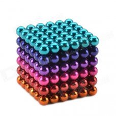CHeerlink CC-216 Round Neodymium Iron Boron Magnets Balls - Multicolored (5mm / 216 PCS)