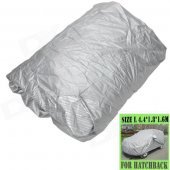 AYA DY008 Protective Water Resistant Dust-Proof Hatchback Car Nylon Cover - Silver (Size L)