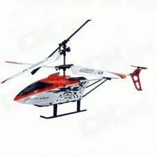 ST VV015-2 3.5-CH IR Remote Control Aluminum Alloy R/C Helicopter - Orange + White ST VV015-2 3.5-CH IR Remote Control Aluminum Alloy R/C Helicopter - Orange + White