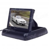 XY-2046 4.3" TFT Foldable Monitor Display for Car - Black