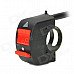 CPTCAM 12V Motorcycle Double Flash Switch - Black + Red CPTCAM 12V Motorcycle Double Flash Switch - Black + Red