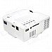 RuiQ UC-30 24W Portable Mini LCD Projector w/ SD / AV / VGA / HDMI - White (EU Plug / 100~240V) RuiQ UC-30 24W Portable Mini LCD Projector w/ SD / AV / VGA / HDMI - White (EU Plug / 100~240V)