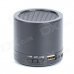 HS-X2 Rechargeable Aluminum Alloy Media Player Speaker w/ USB 2.0 / TF / FM - Black HS-X2 Rechargeable Aluminum Alloy Media Player Speaker w/ USB 2.0 / TF / FM - Black