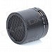 HS-X2 Rechargeable Aluminum Alloy Media Player Speaker w/ USB 2.0 / TF / FM - Black HS-X2 Rechargeable Aluminum Alloy Media Player Speaker w/ USB 2.0 / TF / FM - Black