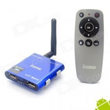 Jesurun MT-05 Quad-Core Android 4.1.1 Google TV Player w/ 2GB RAM, 8GB ROM, IPTV - Blue (US Plug) Jesurun MT-05 Quad-Core Android 4.1.1 Google TV Player w/ 2GB RAM, 8GB ROM, IPTV - Blue (US Plug)