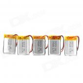 502030 Replacement 3.7V 240mAh 30C Batteries for R/C Aircraft - White (5 PCS)