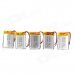 502030 Replacement 3.7V 240mAh 30C Batteries for R/C Aircraft - White (5 PCS) 502030 Replacement 3.7V 240mAh 30C Batteries for R/C Aircraft - White (5 PCS)