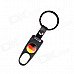 Germany Flag Replacement Aluminum Alloy Car Tire Valve Caps + Key Ring Set - Black (4 PCS) Germany Flag Replacement Aluminum Alloy Car Tire Valve Caps + Key Ring Set - Black (4 PCS)