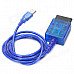 Car OBD Scan Diagnostic Interface Scan Tool - Blue Car OBD Scan Diagnostic Interface Scan Tool - Blue