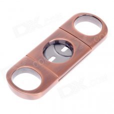 Unique Stainless Steel Cigar Cutter Knife - Copper + Silver Unique Stainless Steel Cigar Cutter Knife - Copper + Silver
