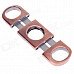 Unique Stainless Steel Cigar Cutter Knife - Copper + Silver Unique Stainless Steel Cigar Cutter Knife - Copper + Silver