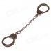 Creative Double Loop Handcuffs Style Zinc Alloy Keychain - Copper