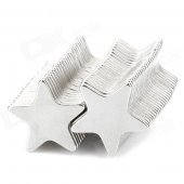 Star Shaped N33 NdFeB Powerful Magnets - Silver (50 PCS)