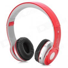 AT-BT802 Bluetooth V2.1 + EDR Headband Stereo Headphone w/ Microphone - Red + Silvery Grey + Black AT-BT802 Bluetooth V2.1 + EDR Headband Stereo Headphone w/ Microphone - Red + Silvery Grey + Black