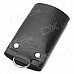 PU Leather Car Key Holder Case Bag - Black + Silver PU Leather Car Key Holder Case Bag - Black + Silver