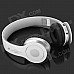 AT-BT802 Bluetooth v2.1+EDR Wireless Headphone - White + Silver Grey + Black AT-BT802 Bluetooth v2.1+EDR Wireless Headphone - White + Silver Grey + Black