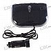 1-to-3 Cigarette Lighter Power Spliter with USB Output (Black)