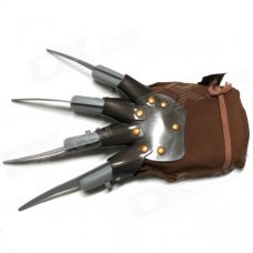 Halloween Killer Glove - Black + Copper + Brown + Light Brown + Grey Halloween Killer Glove - Black + Copper + Brown + Light Brown + Grey