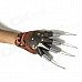 Halloween Killer Glove - Black + Copper + Brown + Light Brown + Grey Halloween Killer Glove - Black + Copper + Brown + Light Brown + Grey