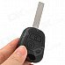 AML031381 Replacement 2-Button Remote Key Case for Citroen / Peugeot - Black + Silver AML031381 Replacement 2-Button Remote Key Case for Citroen / Peugeot - Black + Silver