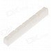 William Acoustic Classical Guitar Plastic Bridge Saddle Nut - Ivory William Acoustic Classical Guitar Plastic Bridge Saddle Nut - Ivory