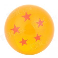 LZQ70 Five-Pointed Star Crystal Acrylic Ball - Orange