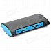 Multi-Functional USB 3.0 Micro SD / TF / M2 / MS / SD / CF Card Reader - Black + Blue Multi-Functional USB 3.0 Micro SD / TF / M2 / MS / SD / CF Card Reader - Black + Blue