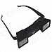 Mini 3D Stereo Viewer Stereoscope - Black Mini 3D Stereo Viewer Stereoscope - Black